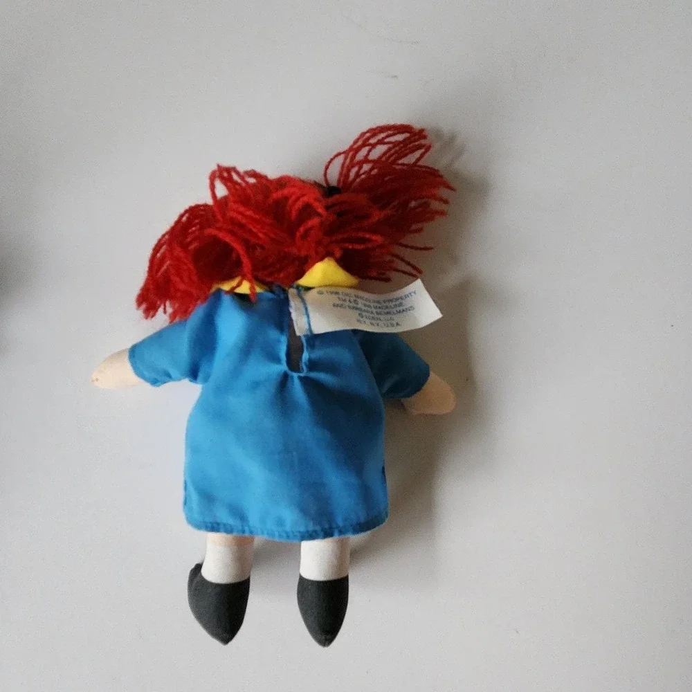 Vintage 1998 Eden Madeline and Friend Plush Rag Doll Set 7 inch Storybook Toy